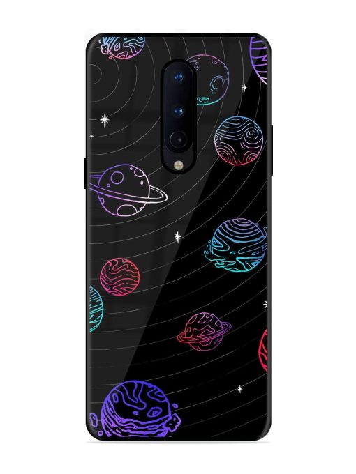 Cosmic Ballet Glossy Soft Edge Case for Oneplus 8 Chachhi