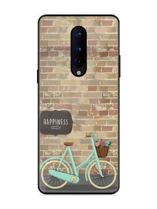 Pedaling Towards Happiness Glossy Soft Edge Case for Oneplus 8 Chachhi