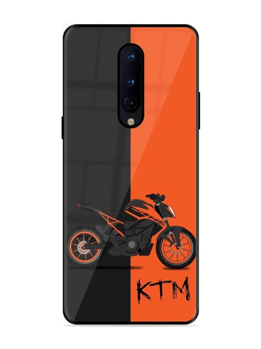 Orange Beast Glossy Soft Edge Case for Oneplus 8 Chachhi