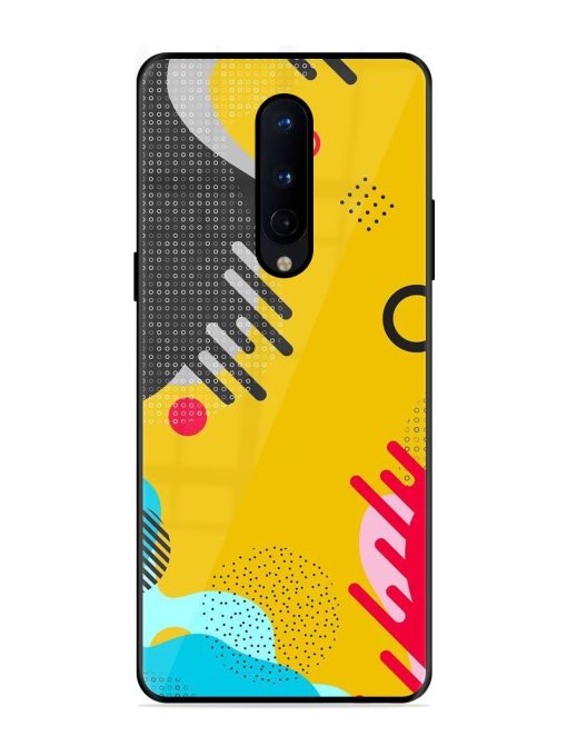 Neon Pop Glossy Soft Edge Case for Oneplus 8 Chachhi