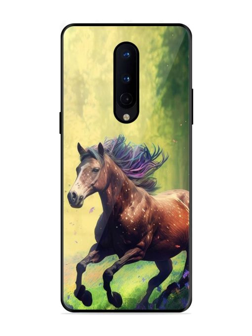 Enchanted Gallop Glossy Soft Edge Case for Oneplus 8 Chachhi