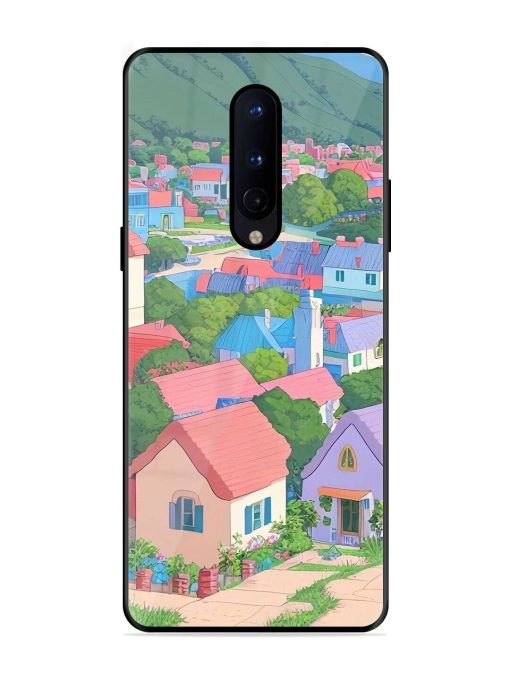 Pastel Paradise Glossy Soft Edge Case for Oneplus 8 Chachhi