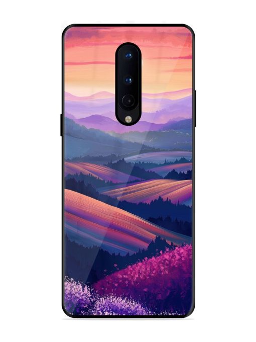 Twilight'S Embrace Glossy Soft Edge Case for Oneplus 8 Chachhi