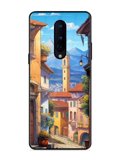 Tuscan Twilight Glossy Soft Edge Case for Oneplus 8 Chachhi