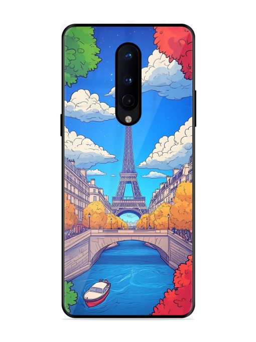 Parisian Panorama Glossy Soft Edge Case for Oneplus 8 Chachhi