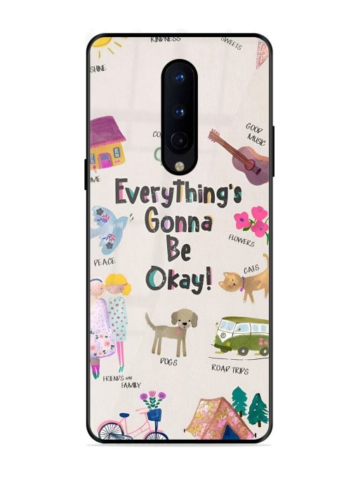 Sunshine And Smiles Glossy Soft Edge Case for Oneplus 8 Chachhi