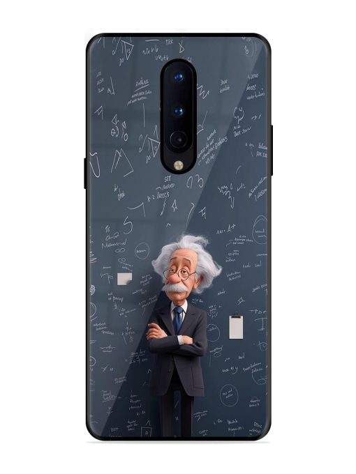 Albert Einstein Glossy Soft Edge Case for Oneplus 8 Chachhi