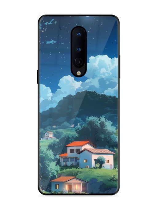 Peaceful Nightscape Glossy Soft Edge Case for Oneplus 8 Chachhi