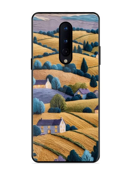 Rolling Hilltop Haven Glossy Soft Edge Case for Oneplus 8 Chachhi