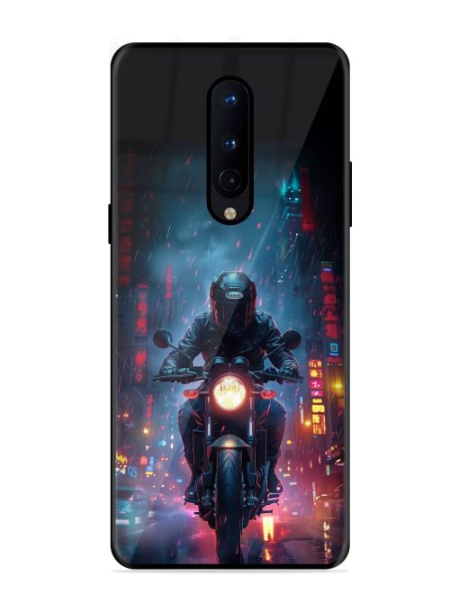 Neon Nights Glossy Soft Edge Case for Oneplus 8 Chachhi