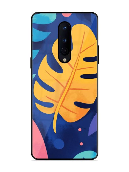 Tropical Tapestry Glossy Soft Edge Case for Oneplus 8 Chachhi