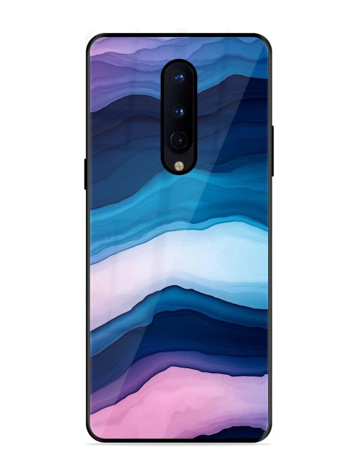 Oceanic Layers Glossy Soft Edge Case for Oneplus 8 Chachhi