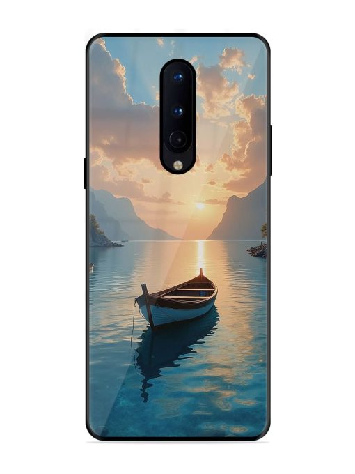 Serene Sunset Glossy Soft Edge Case for Oneplus 8 Chachhi