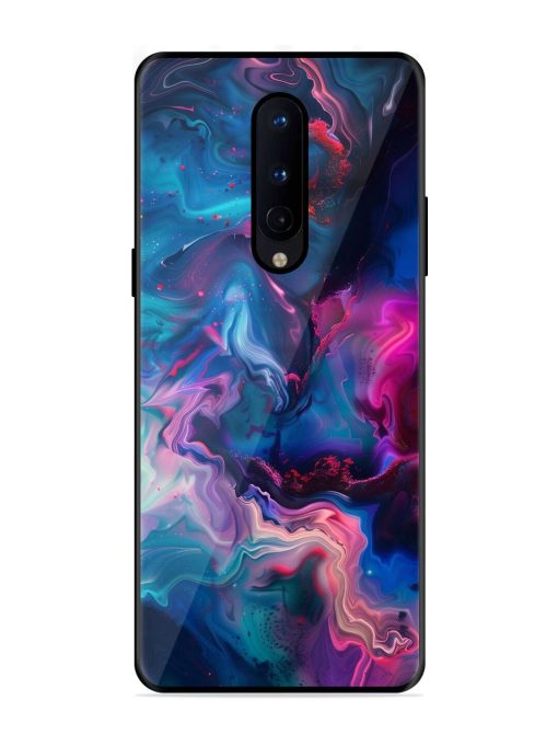 Cosmic Swirl Glossy Soft Edge Case for Oneplus 8 Chachhi