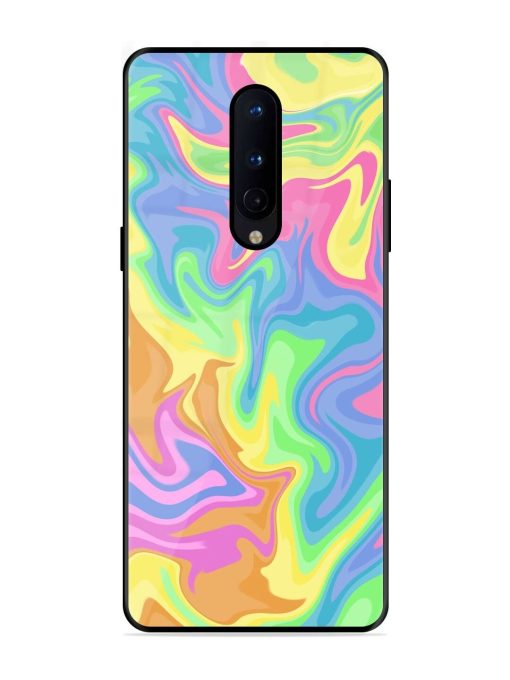 Whimsical Swirl Glossy Soft Edge Case for Oneplus 8 Chachhi