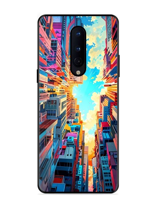 Skyward City Glossy Soft Edge Case for Oneplus 8 Chachhi