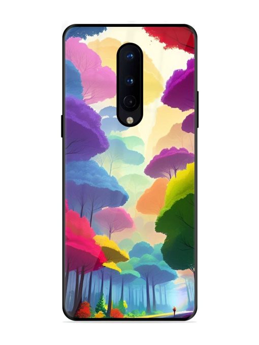 Rainbow Road Glossy Soft Edge Case for Oneplus 8