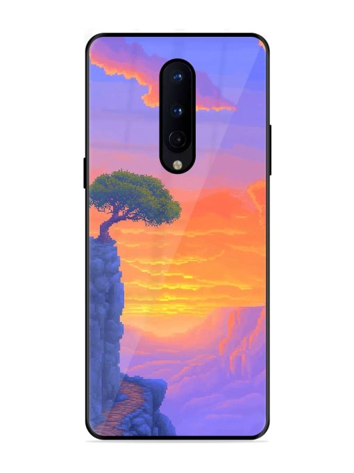 Cliffside Solitude Glossy Soft Edge Case for Oneplus 8 Chachhi