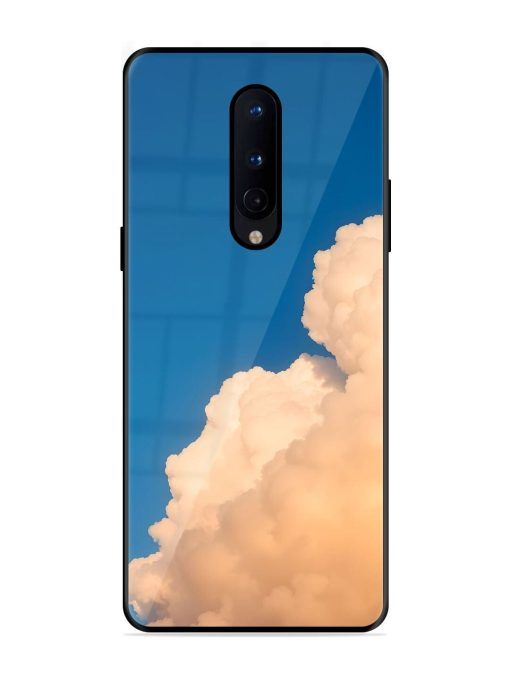 Golden Cloudscape Glossy Soft Edge Case for Oneplus 8 Chachhi