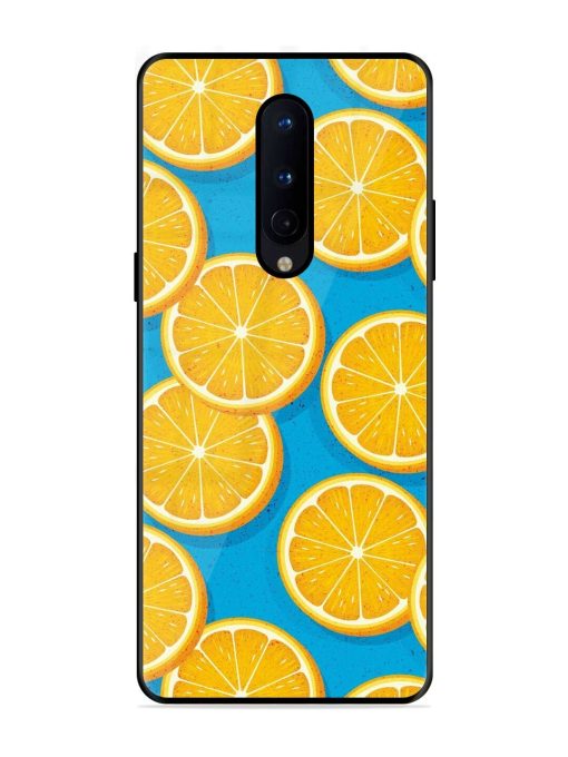 Citrus Symphony Glossy Soft Edge Case for Oneplus 8 Chachhi