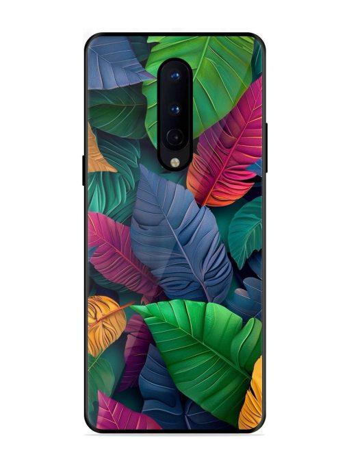 Tropical Tapestry Glossy Soft Edge Case for Oneplus 8 Chachhi