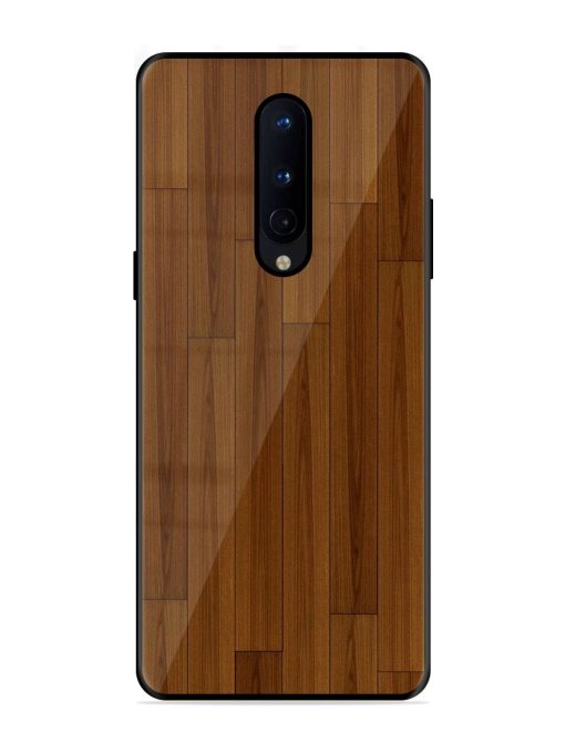 Warm Woodgrain Glossy Soft Edge Case for Oneplus 8 Chachhi