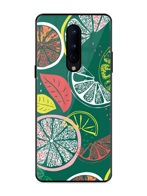 Citrus Symphony Glossy Soft Edge Case for Oneplus 8 Chachhi