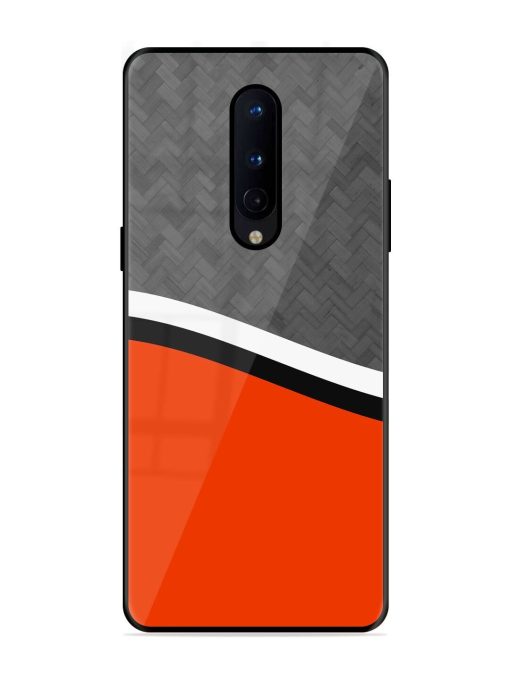 Bold Contrast Glossy Soft Edge Case for Oneplus 8 Chachhi