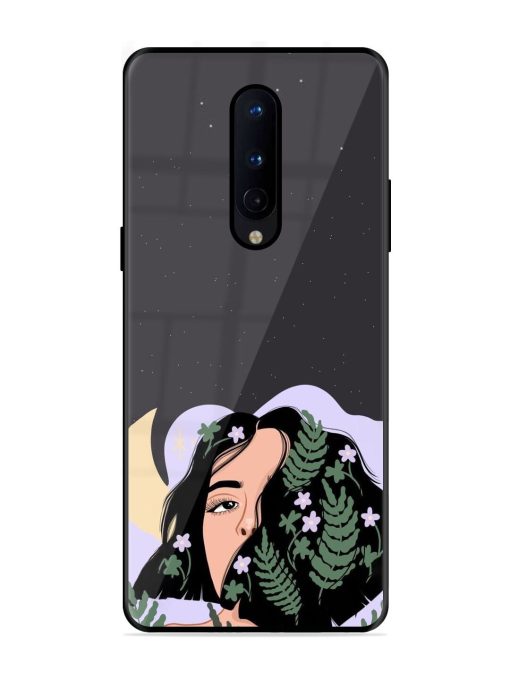 Lunar Lullaby Glossy Soft Edge Case for Oneplus 8 Chachhi