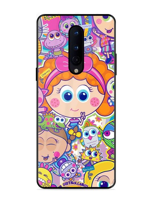 Distroller Friends Glossy Soft Edge Case for Oneplus 8 Chachhi