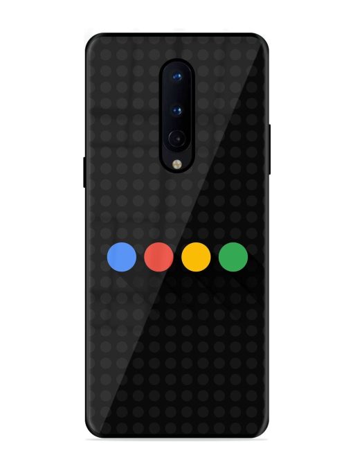 Google Dots Glossy Soft Edge Case for Oneplus 8 Chachhi