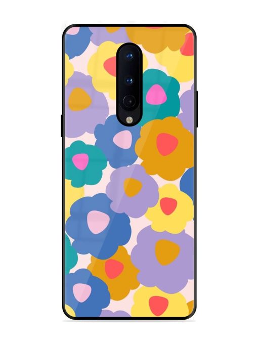 Flower Power Glossy Soft Edge Case for Oneplus 8 Chachhi