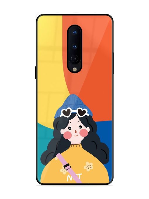 Colorful Vibes Glossy Soft Edge Case for Oneplus 8 Chachhi