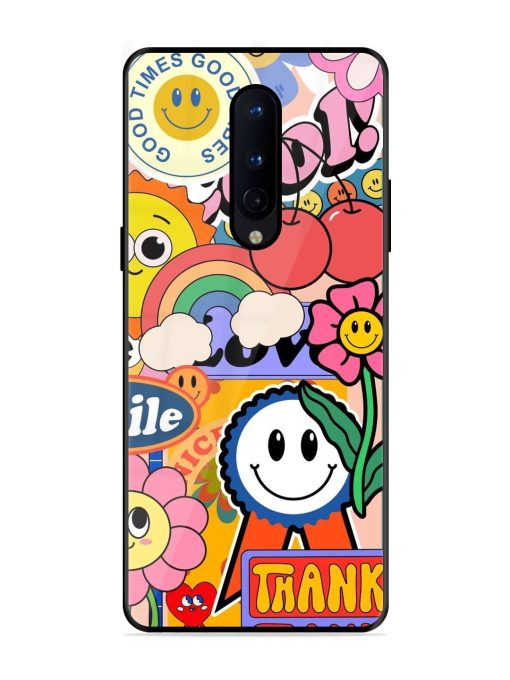 Good Times Good Vibes Glossy Soft Edge Case for Oneplus 8 Chachhi