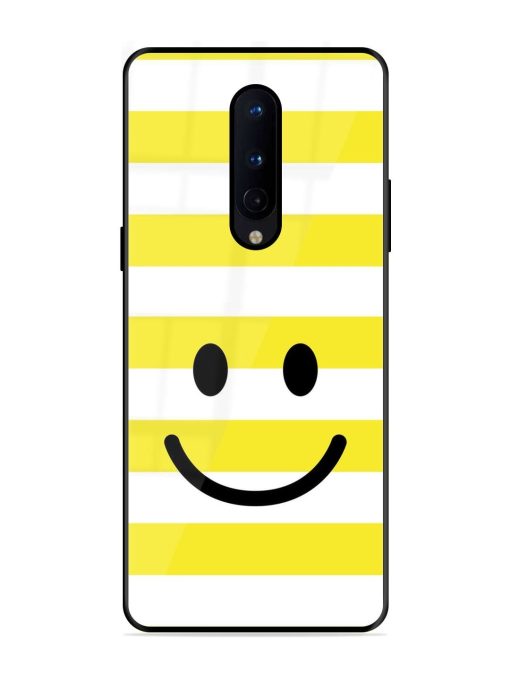 Smiling Stripes Glossy Soft Edge Case for Oneplus 8 Chachhi