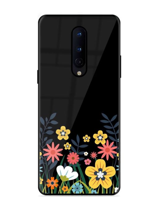 Floral Night Sky Glossy Soft Edge Case for Oneplus 8 Chachhi