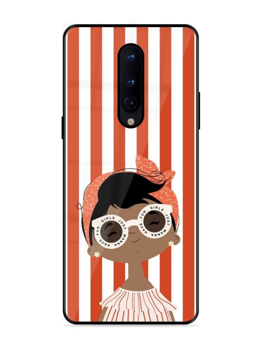 Girls Just Wanna Have Fun Glossy Soft Edge Case for Oneplus 8 Chachhi