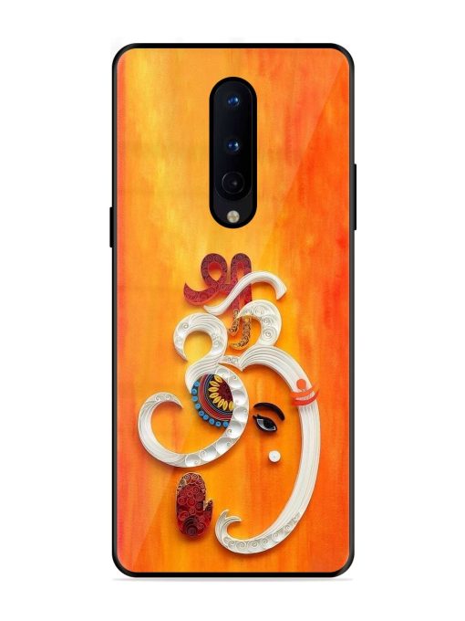 Ganesha In Quilling Art Glossy Soft Edge Case for Oneplus 8 Chachhi