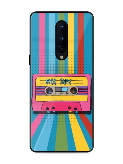 Retro Cassette Tapes Glossy Soft Edge Case for Oneplus 8 Chachhi