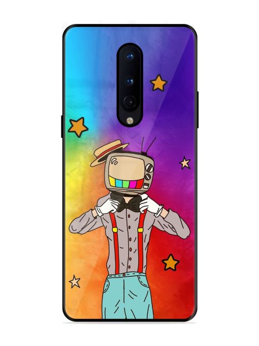 Tv Personality Glossy Soft Edge Case for Oneplus 8 Chachhi