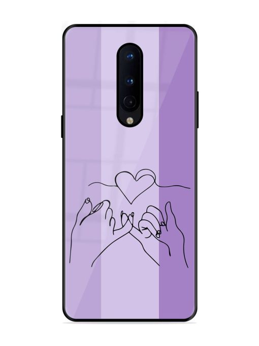 Forever Linked Glossy Soft Edge Case for Oneplus 8 Chachhi