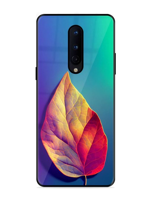 Autumn'S Embrace Glossy Soft Edge Case for Oneplus 8 Chachhi