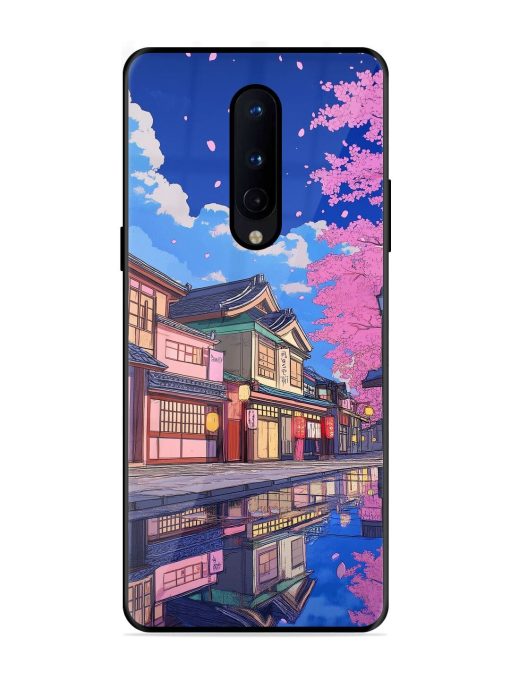 Tranquil Reflections Glossy Soft Edge Case for Oneplus 8 Chachhi