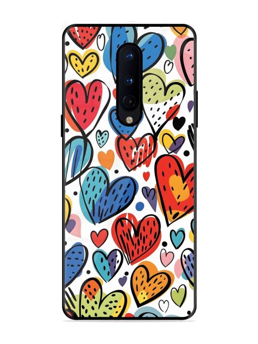 Heartfelt Harmony Glossy Soft Edge Case for Oneplus 8 Chachhi