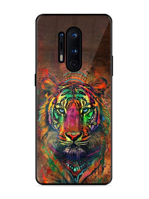 Cosmic Tiger Glossy Soft Edge Case for Oneplus 8 Pro Chachhi