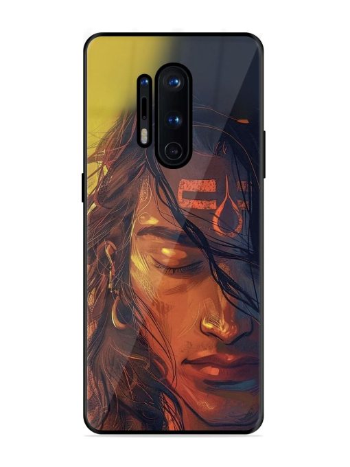 Tranquil Shiva Glossy Soft Edge Case for Oneplus 8 Pro Chachhi