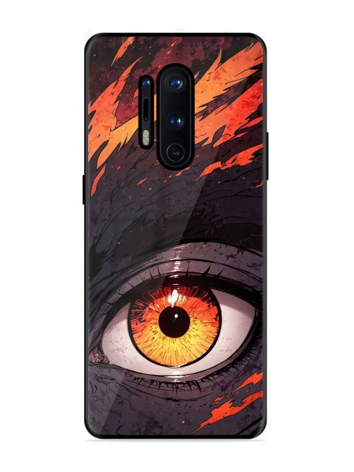 Inferno Gaze Glossy Soft Edge Case for Oneplus 8 Pro Chachhi