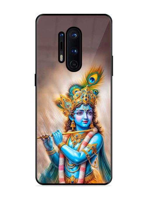 Divine Krishna Glossy Soft Edge Case for Oneplus 8 Pro Chachhi