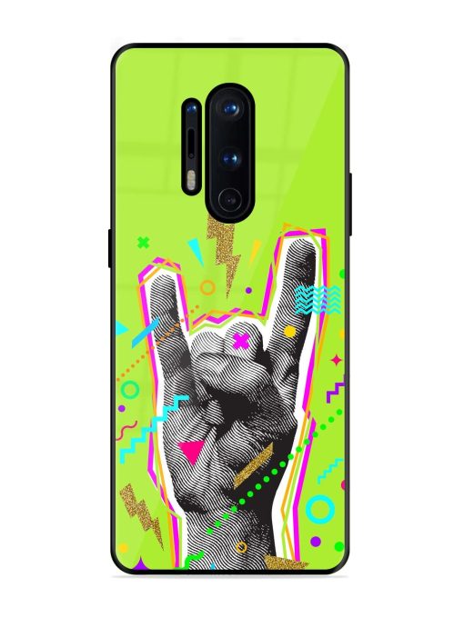 Neon Rock Glossy Soft Edge Case for Oneplus 8 Pro Chachhi