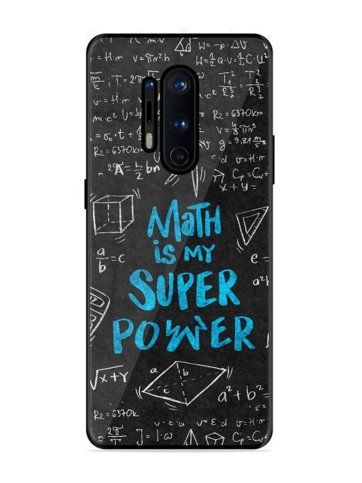 Math Magic Glossy Soft Edge Case for Oneplus 8 Pro Chachhi